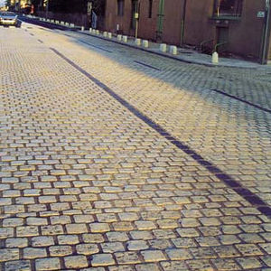 adoquín de piedra reconstituida / transitable / para espacio público / de material reciclado
