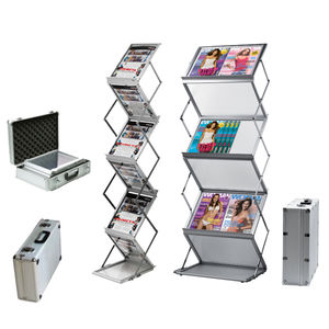 expositor para folletos / de aluminio