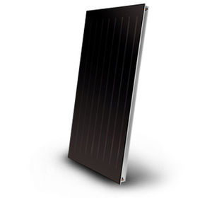 panel térmico plano / para calentar el agua / de vidrio antirreflejos / para tejado