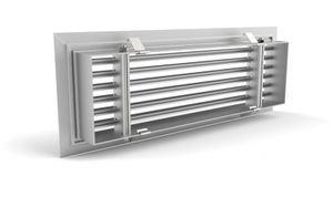 rejilla de ventilación de aluminio / lineal / para suelo técnico / para el suministro y el retorno de aire