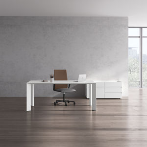 escritorio de director / de chapa de madera / de material laminado / de aluminio