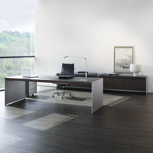 escritorio de director / de chapa de madera / de material laminado / moderno