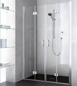mampara de ducha corredera / plegable / para ducha empotrada / de esquina