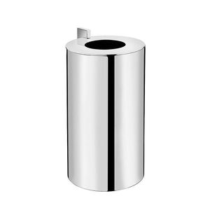 cubo de basura de baño / de acero / moderno