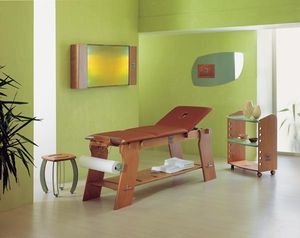 mesa de masaje plegable / de madera