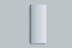 espejo de pared / moderno / rectangular / de aluminio