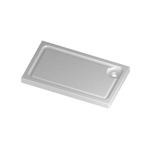 plato de ducha rectangular / de cerámica / antideslizante