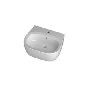 lavabo sobre encimera / de cerámica / moderno
