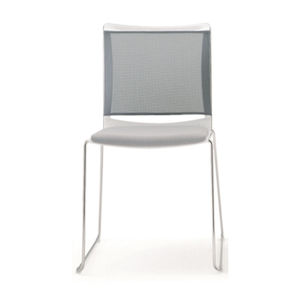 Silla contemporánea UF 133 DRIGANI SRL de tejido con base de