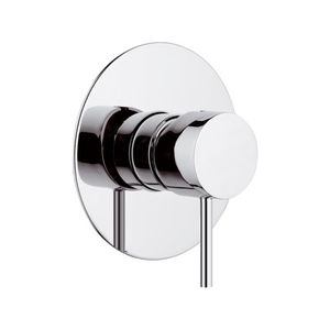 grifo monomando para ducha / encastrable / de latón cromado / de baño
