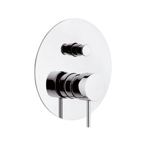 grifo monomando para ducha / encastrable / de latón cromado / de baño
