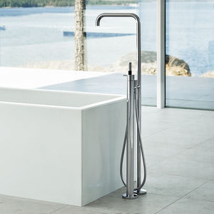 grifo monomando para bañera / para suelo / de metal / de baño