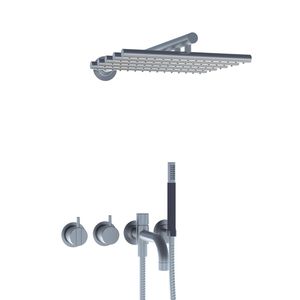 grifo monomando para bañera / encastrable / de metal / de baño