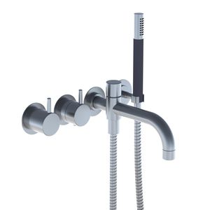 grifo monomando para bañera / encastrable / de metal / termostático