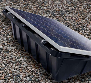 estructura de soporte para cubierta plana / aerodinámica / para aplicaciones fotovoltaicas
