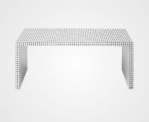 escritorio de material laminado / de plástico / moderno
