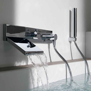 grifo monomando para ducha / para bañera / empotrable / de metal cromado