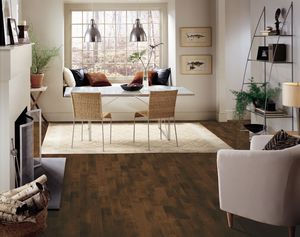 parquet multicapa / para pegar / flotante / de nogal