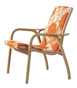 sillón de diseño escandinavo / de haya / de roble / de tejido
