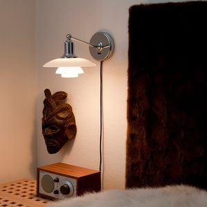 aplique moderno / de vidrio / de aluminio / de latón