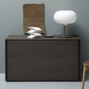 cómoda moderna / de madera lacada / de fresno