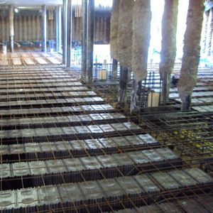 encofrado modular / desechable / ligero / de polipropileno