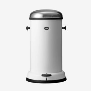 cubo de basura para cocina / de acero inoxidable / con pedal / de diseño original