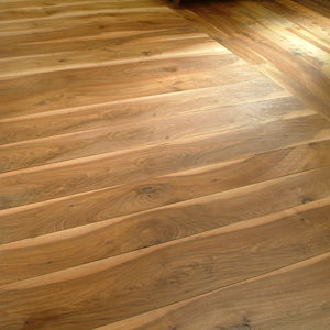 parquet multicapa / para pegar / de nogal envejecido / aceitado