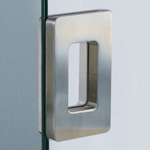manilla para puerta corredera / de metal / moderna