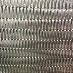 malla metálica para revestimiento interior / para fachada / de acero inoxidable / hilos en espiral