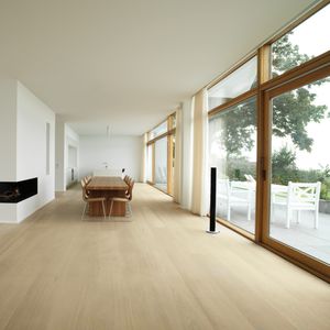 parquet macizo / para pegar / clavado / de roble