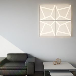 luminaria LED / cuadrada / de PMMA / regulable