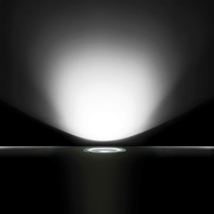 luminaria empotrable de suelo / LED / redonda / de exterior
