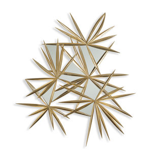 espejo de pared / de diseño original / de madera