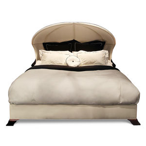 cama con dosel / doble / clásica / de caoba