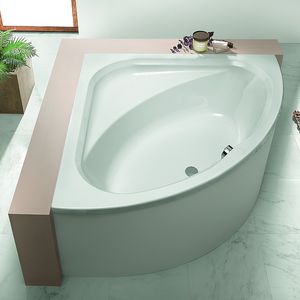 bañera de esquina / de fibra acrílica