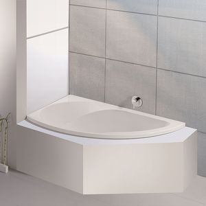 bañera de esquina / de fibra acrílica