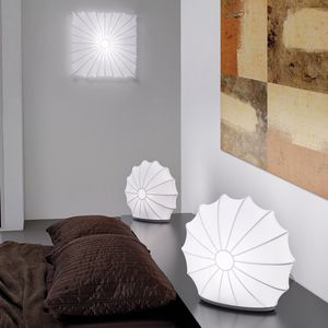 lámpara de mesa / de diseño original / de interior / de tela