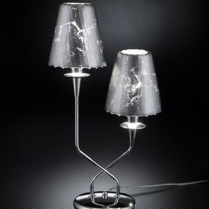 lámpara de mesa / moderna / de interior / de cristal