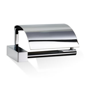 dispensador de papel higiénico de pared / de latón cromado / de latón chapado en oro / profesional