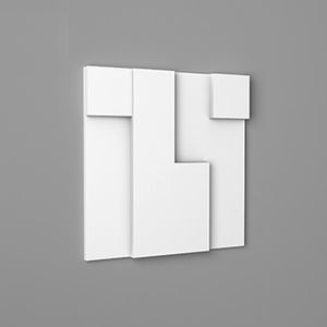 panel decorativo de poliuretano / de pared / 3D