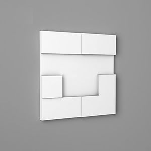 panel decorativo de poliuretano / de pared / 3D