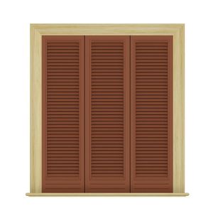 contraventanas plegables / de madera / de aluminio / para puertas
