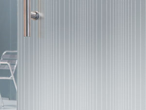 panel de vidrio laminado / decorado / texturado / para puerta