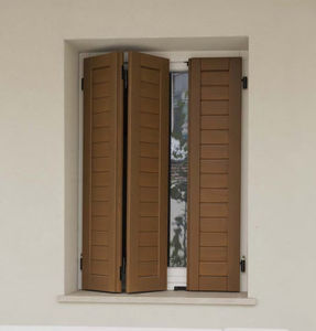 contraventanas plegables / de madera / para ventanas / para puertas