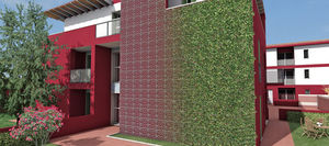enrejado para muro vegetal / metal