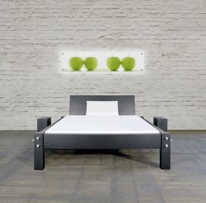 cama estándar / doble / de diseño original / de madera