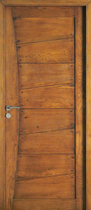 puerta de interior / abatible / de madera maciza