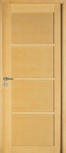 puerta de interior / corredera / abatible / de madera maciza