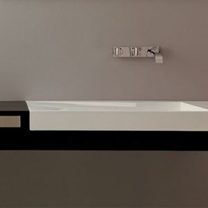 encimera de lavabo de roble